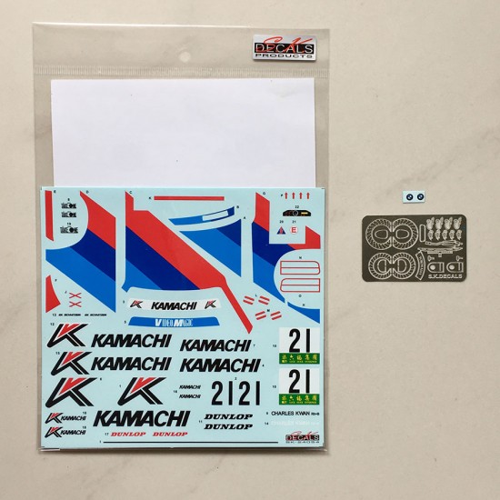 1/24 BMW M3 E30 Macau Cup 91 #21 Decal with PE
