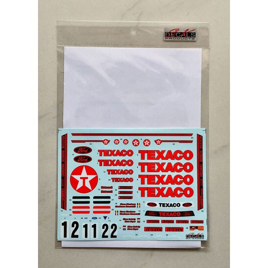 1/24 Ford Sierra RS500 88 Texaco Decal