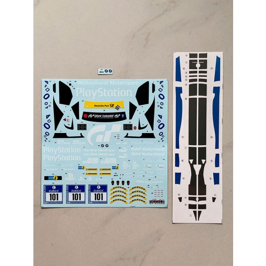 1/24 BMW M6 GT3 Nurburgring 24H 16 Team Walkenhorst #101  Decal