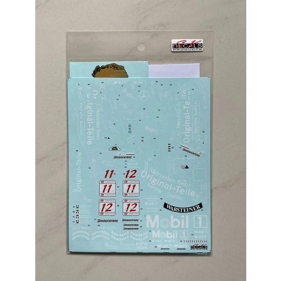 1/24 Mercedes Benz CLK GTR FIA GT 1998 Team Persson Motorsport Decal