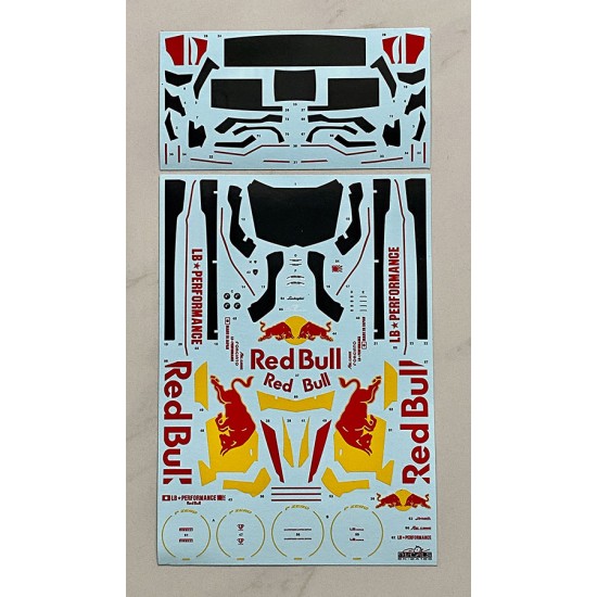 1/24 LB-WORKS Lamborghini AVENTADOR Ver.1 Red Bull Decal
