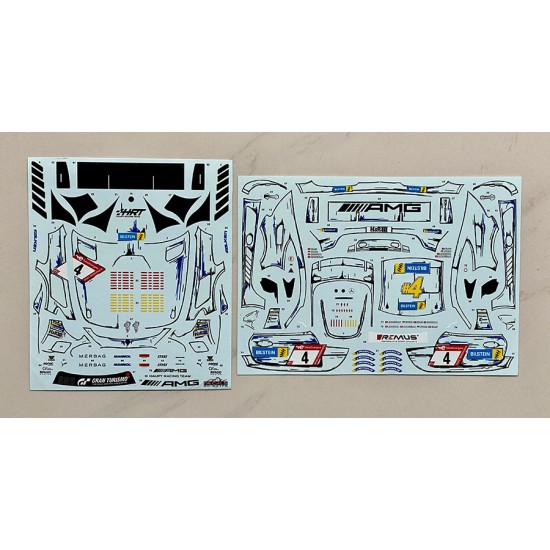 1/24 Mercedes AMG GT Evo ADAC TotalEnergies 24H Nurburgring 2023 Bilstein Decal