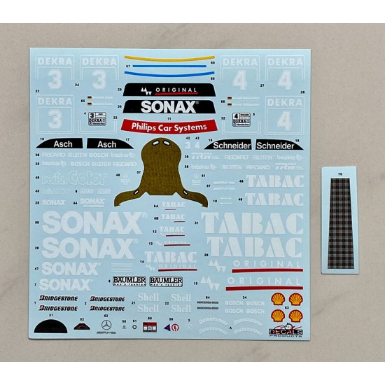 1/24 Mercedes-Benz C-Class V6 DTM 1994 AMG-Mercedes Decal