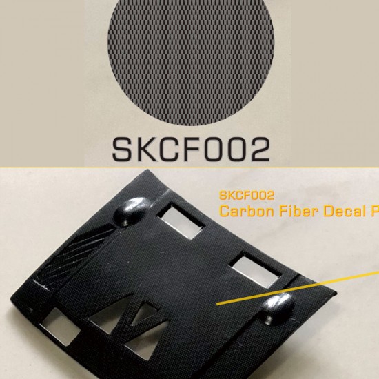 1/24 Carbon Fiber Decal Pattern B Plain