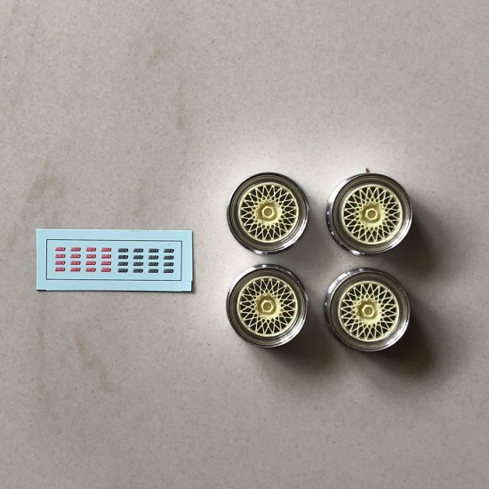 1/24 Gr.A E30 BBS E50 Rims for Beemax M3 E30