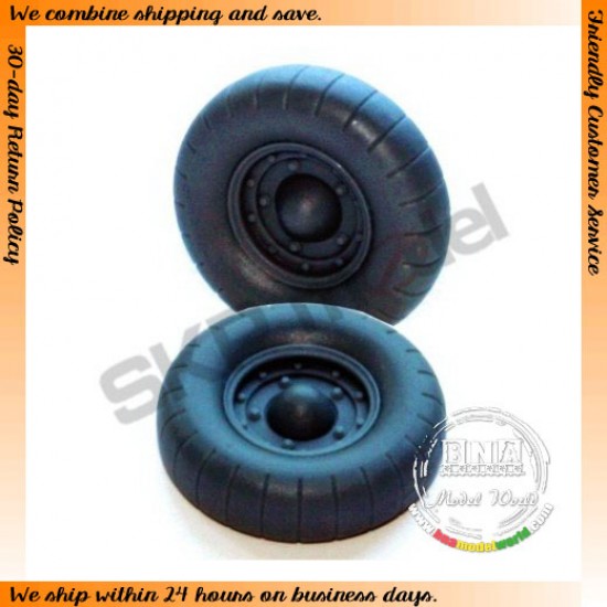 1/35 Desert Wheels for Volkswagen Type 87 (4x4)