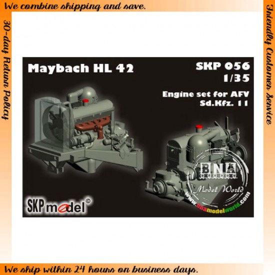 Engine for 1/35 SdKfz 11 (for AFV Club kit)