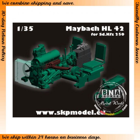 Engine for 1/35 SdKfz 250 (for Dragon kit)