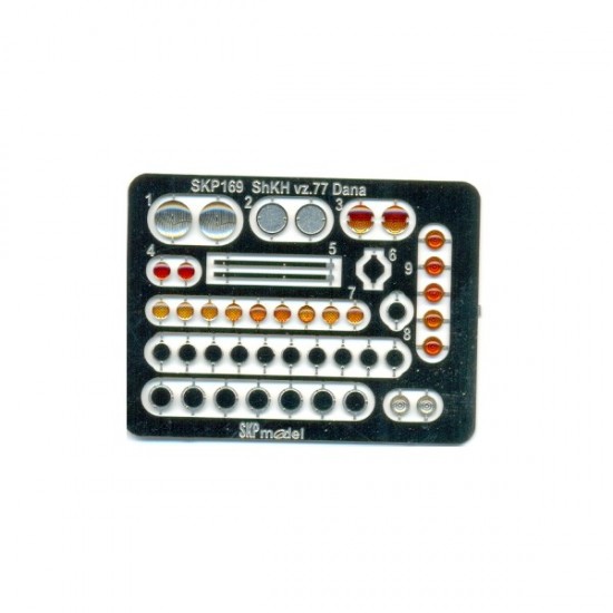 1/35 ShKH vz.77 Dana Lenses and Taillights for HobbyBoss kit