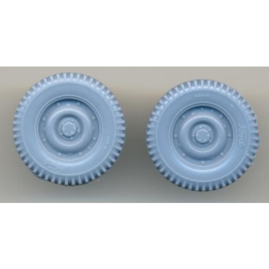 1/35 Wheels for Jeep Trailer Off-Road Type (2 wheels)