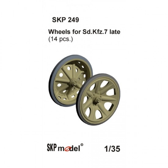1/35 SdKfz 7 (Late) Wheels for Dragon kit