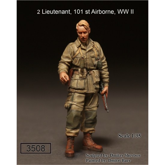 1/35 WWII 101st Airborne 2 Lieutenant
