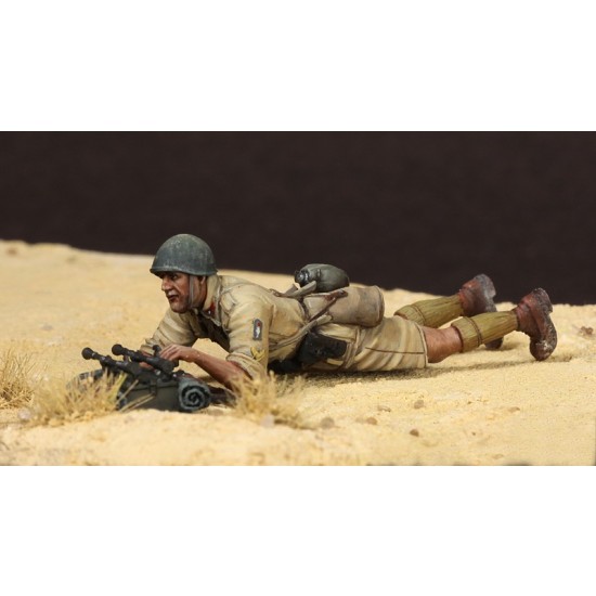 1/35 Sergeant Italian Guastatori (commander of the LMG Breda team)