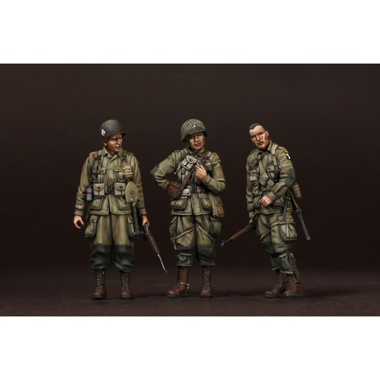 1/35 US Army Airborne Officers 1944 (3 figures)