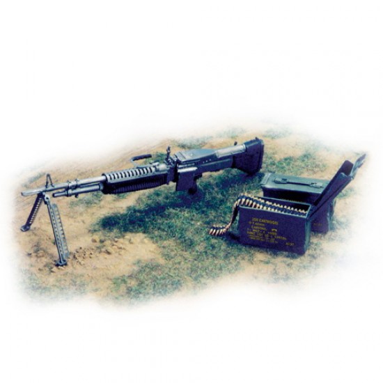 200mm Scale Military Figure Series - M60 Machine Gun