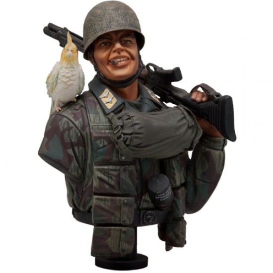 200Mm WWII German Fallschimjager Bust