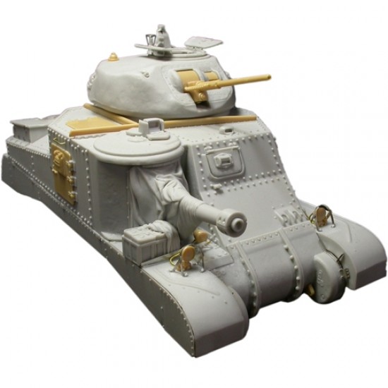 1/35 WWII British M-3A5 Grant Upper Hull & Grant Turret