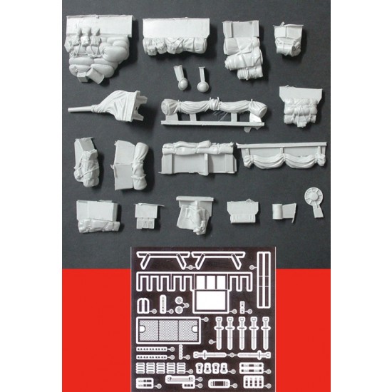 1/35 WWII British M-3 Grant Detail-up Set & Stowage Set