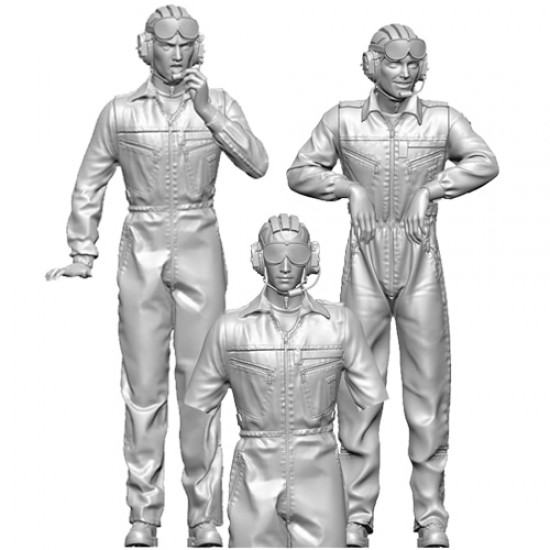 Sol Models 1/16 Bundeswehr Tank Crew (3 Figures) SOL Resin Factory MM278