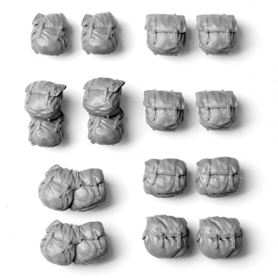 1/16 WWII US Army Backpack Set (14pcs)