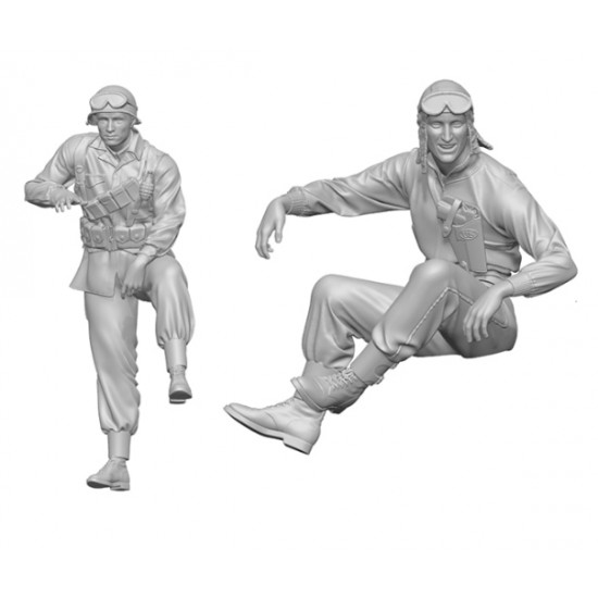 1/35 WWII US Army Jeep Crew