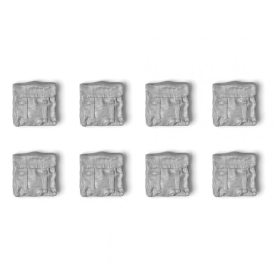 1/16 British OD M37 Large Pack (8pcs)