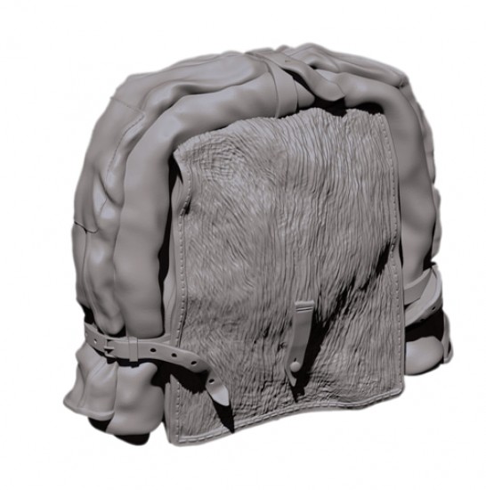 1/35 WWII German M39 Ponyfur Backpack