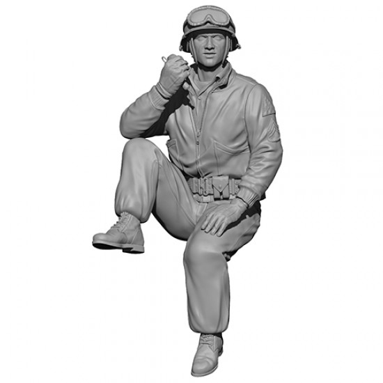 1/35 WWII US Army M4A3E8 Commander (3D printed kit)
