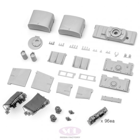 1/16 WWII German Tiger I Initial Production Early 1943 Conversion set for Andy's Hobby