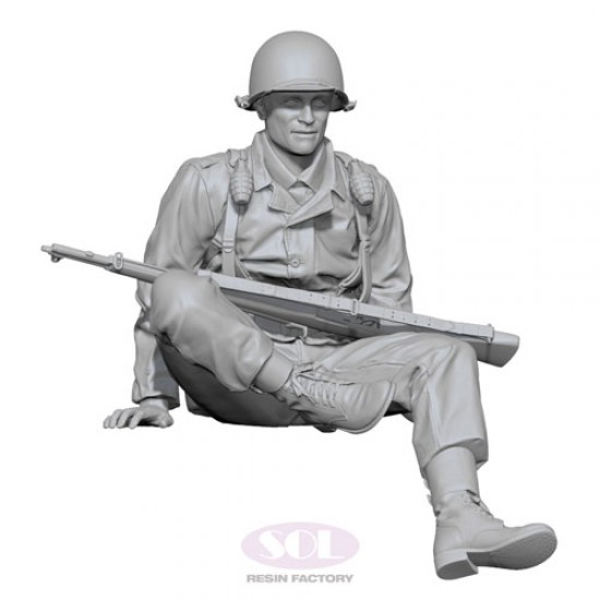 Isometric Rifleman Model 1/16 WWII US Army Rifleman #3 SOL Resin Factory MM720