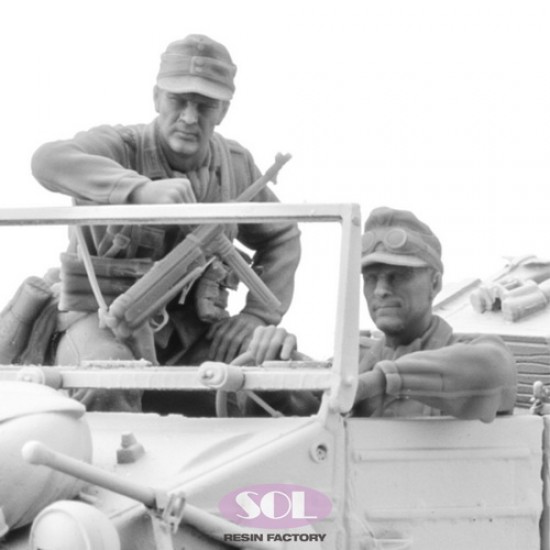 1/35 Crew for WWII German Kubelwagen