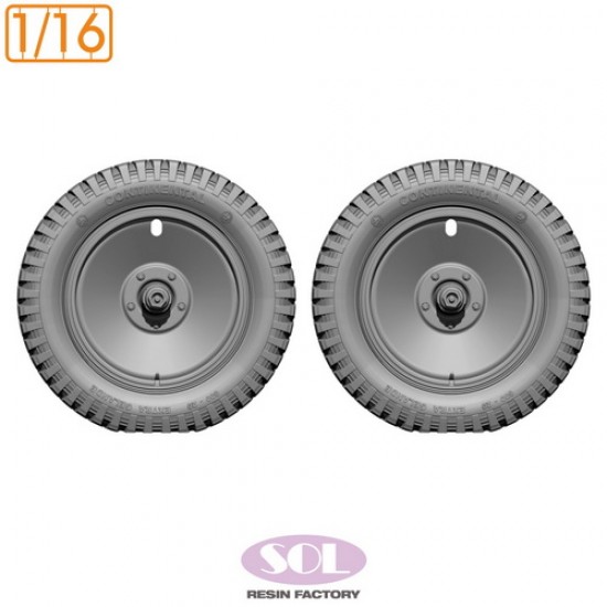 1/16 WWII German Sd.kfz.250/1 Weighted Front Wheels