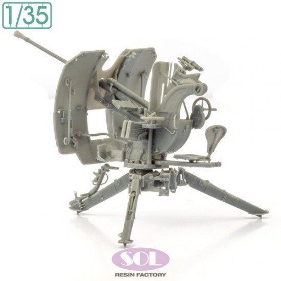 1/35 WWII German 2cm Gebirgs Flak 38 Early/Late Type