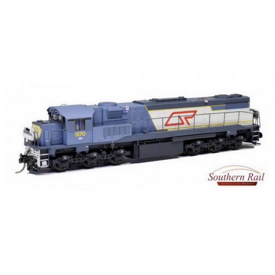 HO Scale 12mm QR 1550 Class Diesel Locomotives - Blue #1572 C.1972-89