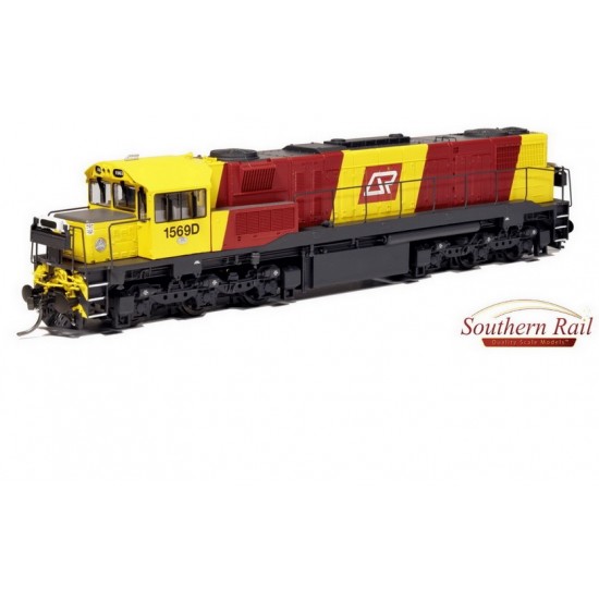 HO Scale 16.5mm QR 1550 Class Diesel Locomotives - Broncos #1569D C.1995-98