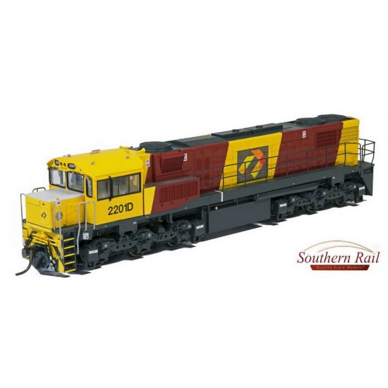 HO Scale 16.5mm Australian 2170 Diesel Loco QR Broncos Aurizon #2201D 12-16 w/Sound