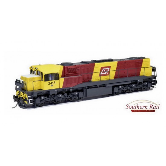 HO Scale 16.5mm Queensland Rail High Nose QR Bronco Livery #2415 Locomotives 1994-04