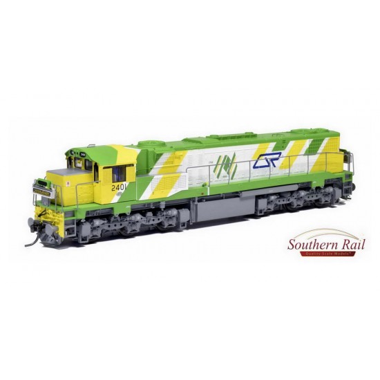 HO Scale 12mm Queensland Rail Bicentennial Livery High Nose #2401 1988-99 w/Sound