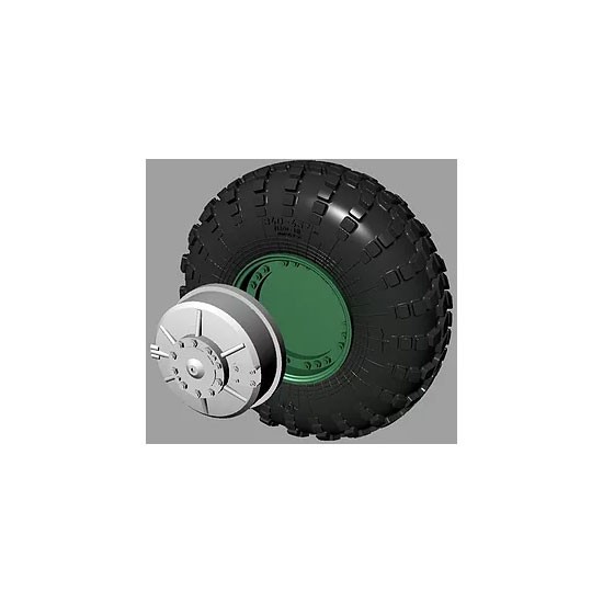 1/35 BRDM-2 Road Wheels w/Early Hubs for Trumpeter Kits