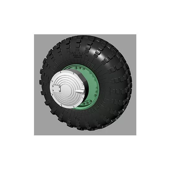 1/35 BTR-70 Road Wheels w/Early #2 Hubs for Trumpeter Kits