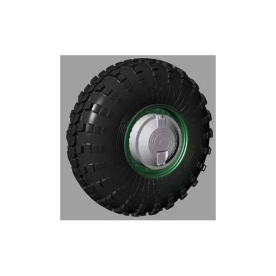 1/35 BTR-70 Road Wheels w/Late#2 Hubs for Trumpeter Kits