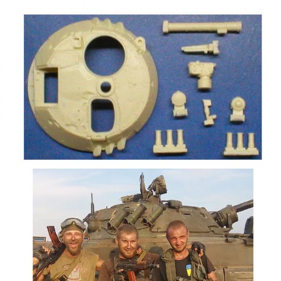1/35 BMP-2 Late Type Turret w/Antineutron Layer Conversion for Trumpeter #05584