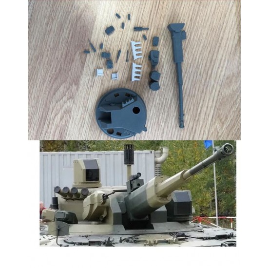 Module 57mm 1/35 Derivatchija 57mm Fighting Module 2015 Conversion Set for ...