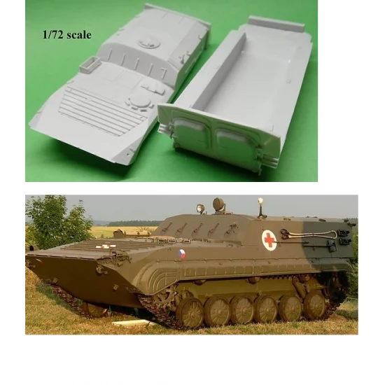 1/72 Czech/Slovak AMB-S MedEvac Conversion Set for S-Model 720041 BMP-1 kit