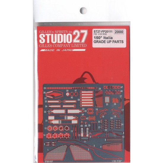 1/20 Ferrari 150 Italia Japan GP Upgrade Photo-Etched set for Fujimi kit