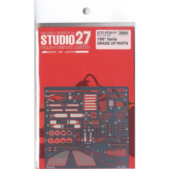 1/20 Ferrari 150 Italia Japan GP Upgrade Photo-Etched set for Fujimi kit