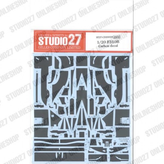 1/20 F310B Carbon Decal for Tamiya #20045