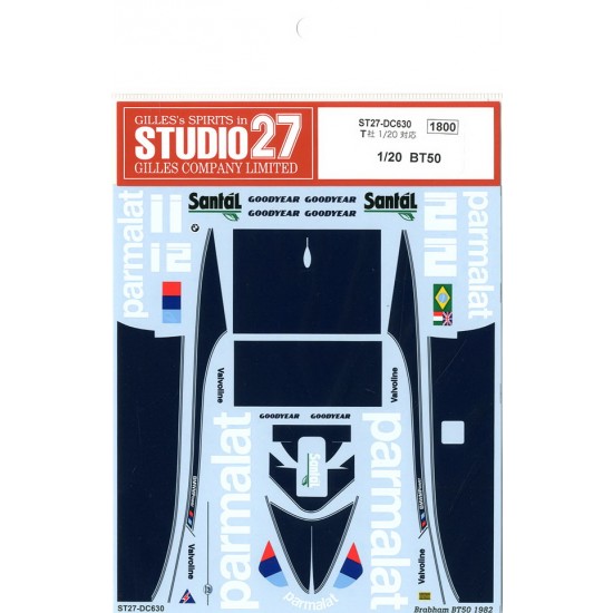 1/20 BT50 1982 Decals