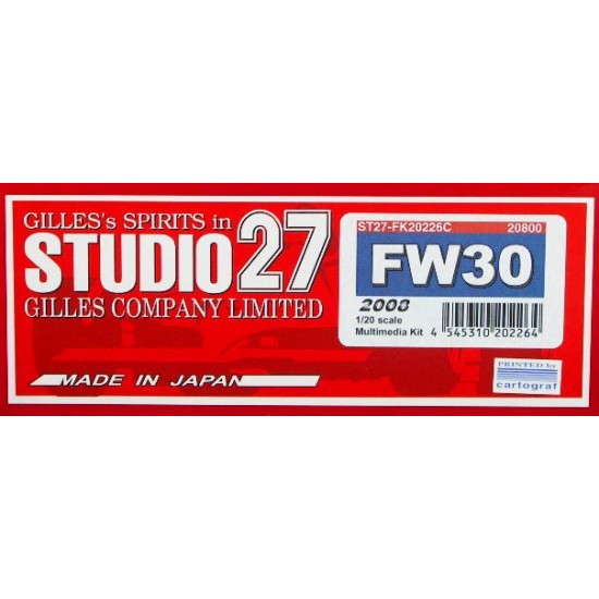 Multimedia kit - 1/20 Williams FW30 2008
