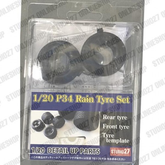 1/20 P34 Rain Tyre Set for Tamiya kits